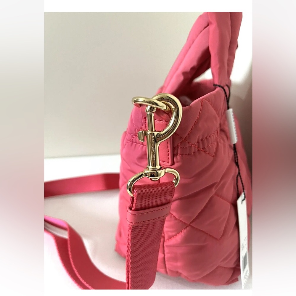 New Marc Jacobs Small Tote Quilted Nylon Sunset